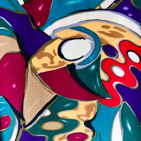 Vintage Fitting Image Abstract Patterned Top - image 4