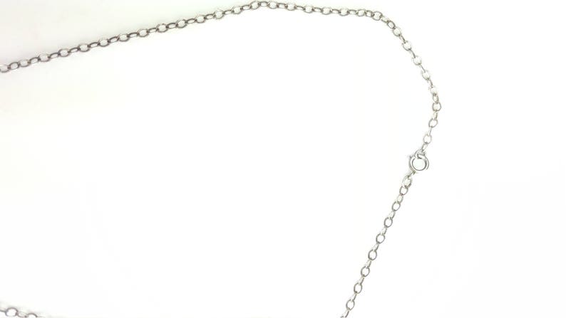 16 Inch Length Dainty Sterling Silver Malachite Beaded Chain Y Necklace