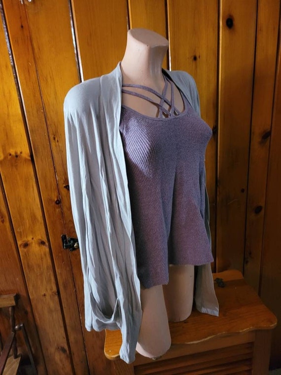 Layered American Eagle Outfitters Set Medium Flowy Vintage Grey