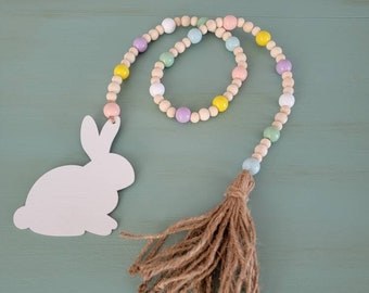 Easter/Spring beaded garland for tiered trays or basic decor