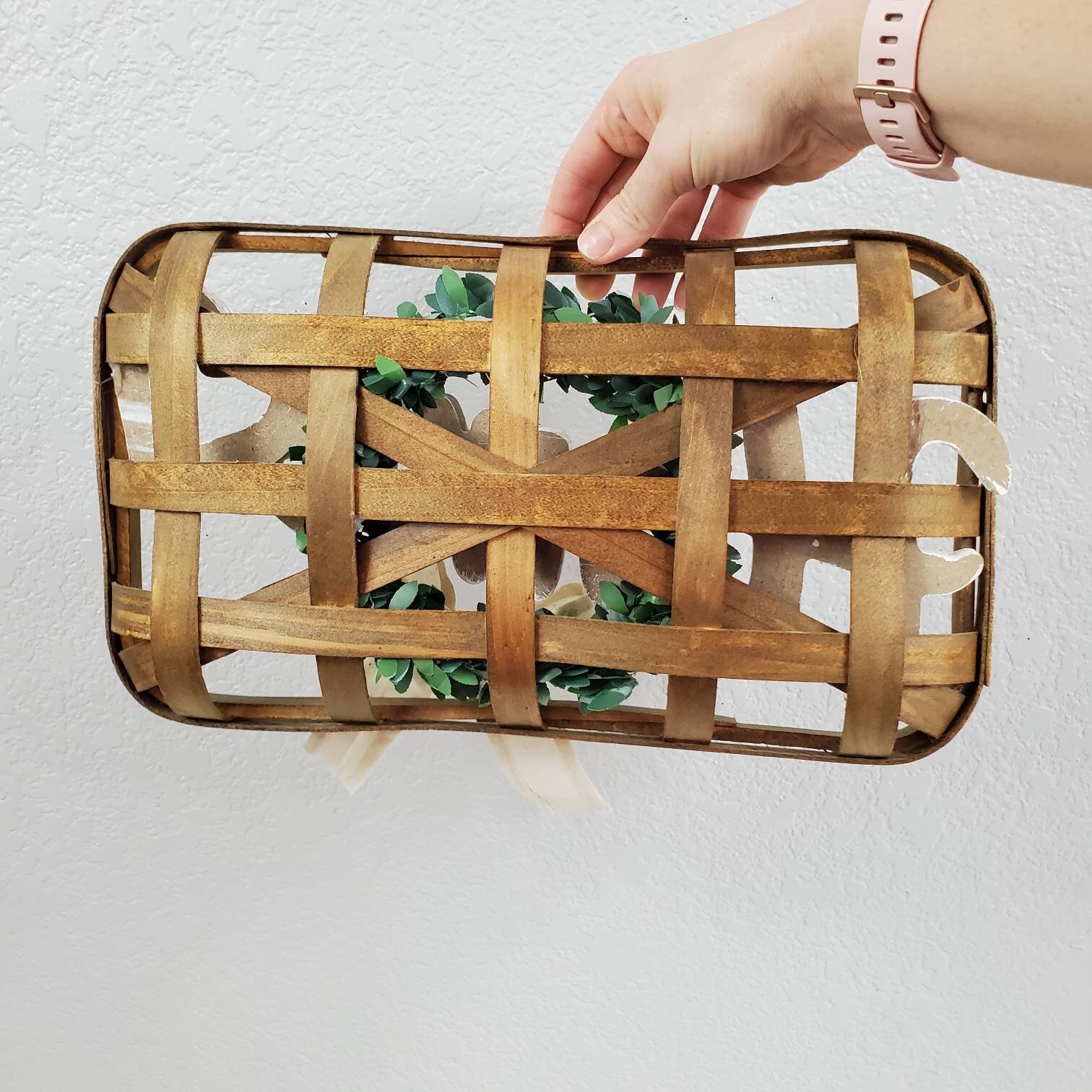 Farmhouse home tobacco basket decor Etsy