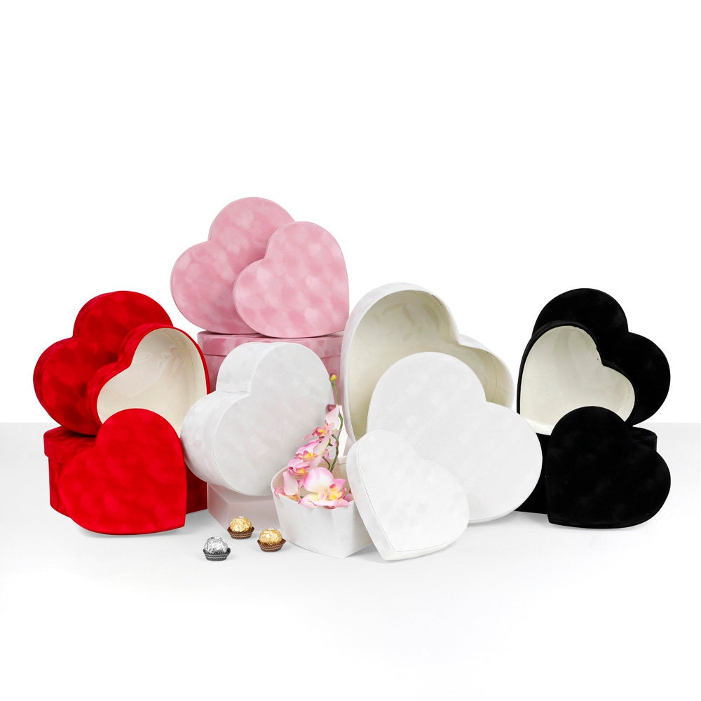 Premium Quality Flower/gift Heart Shaped Box, 2 Tier Box, for Luxury Style  Flower Arrangements, Ships From USA 