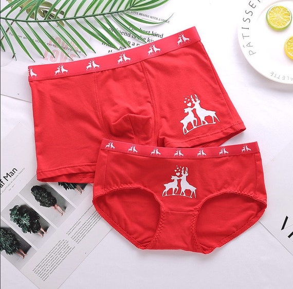 Couples Matching Underwear, Christmas Matching Underwear for