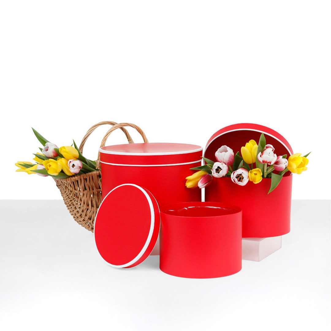 Premium Quality Round Flower Box, Gift Boxes for Luxury Flower and Gift