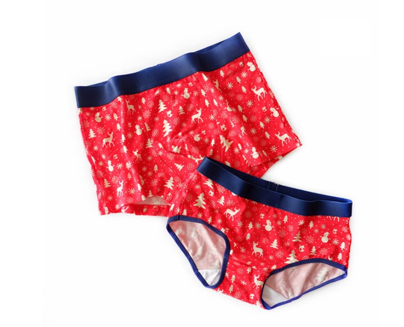 Couples Matching Underwear Christmas Matching Underwear for Etsy