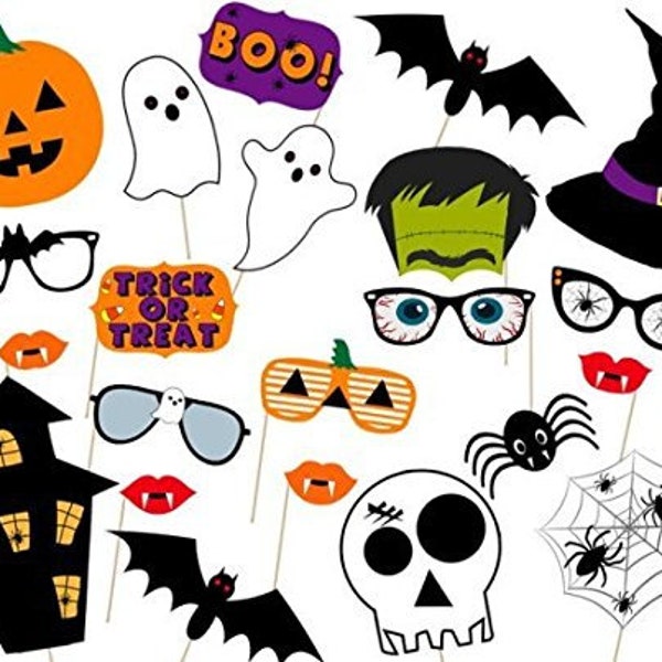 Halloween Photo Props 22pc main image 0