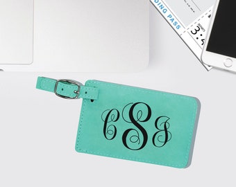 Luggage Tag - Engraved Luggage Tag - Personalized Luggage Tag - Leatherette Luggage Tag - Custom Luggage Tag - Luggage Bag Tag