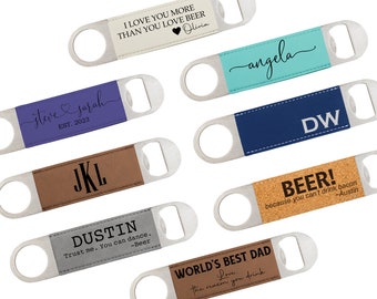 Personalized Bottle Opener, Custom Bottle Opener, Bartender Bottle Opener, Beer Opener, Wedding Favor, Engraved Bottle Opener, Bar Key