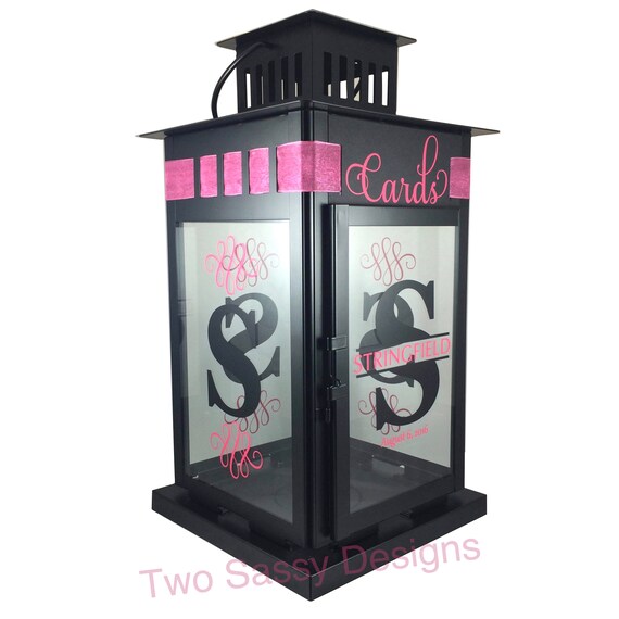 Wedding Card Box Wedding Card Holder Wedding Card Lantern Etsy