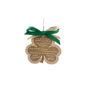 Irish Christmas Ornament - Irish Quote Christmas Ornament, Irish Ornament, Irish Blessing Ornament, Ireland Ornament - Irish Toast Ornament