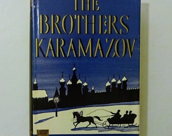 1950's THE BROTHERS KARAMAZOV by Fyodor Dostoyevsky, Dust Jacket, Modern Library