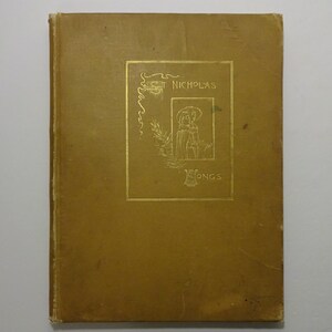 1885 ST. NICHOLAS SONGS, Illustrated, 112 Children&#39;s Ballads, Music