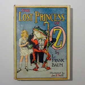 1940&#39;s The Lost Princess of Oz by L. Frank Baum, Dust Jacket, Illustrated