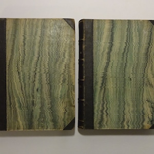 1841-1842 The Museum of Foreign Literature Science and Art - 2 Bound Volumes w/ JOHN & ABIGAIL ADAMS Letters, Charles Dickens Barnaby Rudge