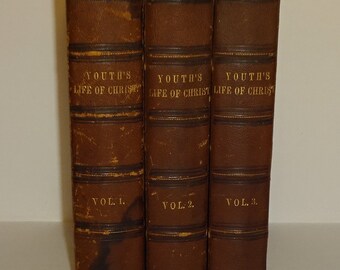 1840s Youth's Life of JESUS CHRIST by John Fleetwood, Illustrated, Bible Stories From Birth to Heaven