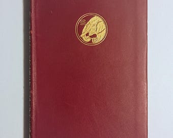 1928 The Second Jungle Book by RUDYARD KIPLING, Illustrated, Leather Binding, Mowgli