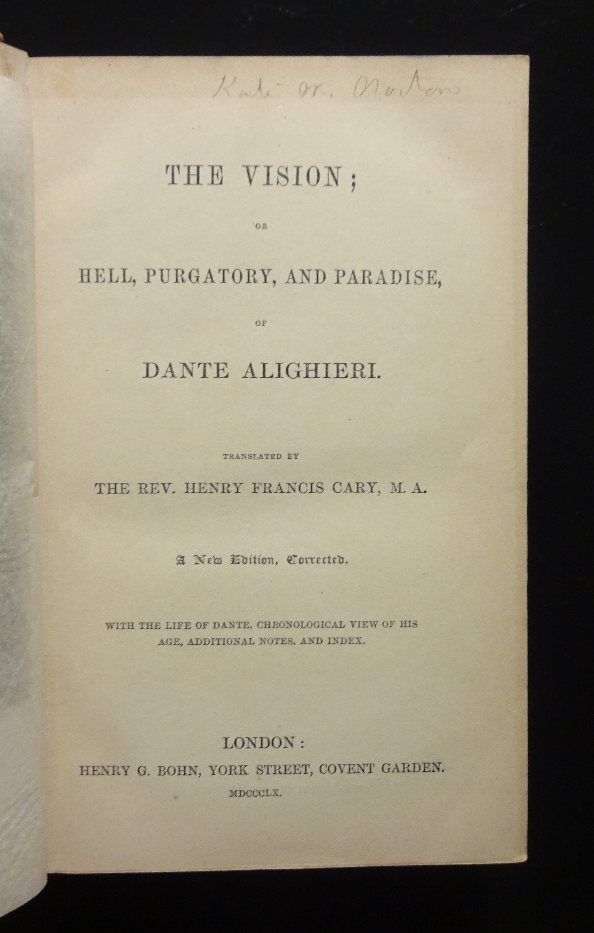 The Vision, or Hell, Purgatory, and Paradise of Dante Alighieri . m forth  their fold, by one,Or pairs, or three at once ; meanwhile the restStand  fearfully, bending the eye and nose