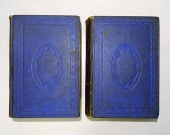 1853 Bleak House by CHARLES DICKENS, 1st US Edition, Illustrated, 2 Volumes Complete, Harper & Brothers