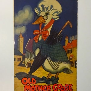 1926 OLD MOTHER GOOSE Nursery Rhymes, Color Illustrations, Jack & Jill, Mary Had a Little Lamb, Little Miss Muffet, Old King Cole, etc. image 9