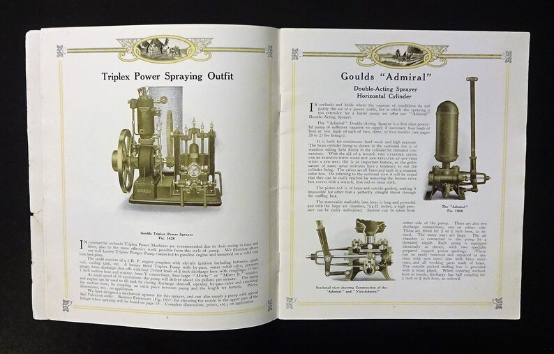 1911 the Gould's Manufacturing Co. Spray Catalog and Etsy