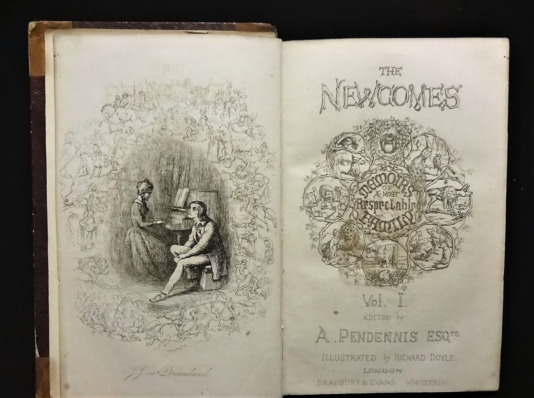 1854 & 1855 THE NEWCOMES by William Makepeace Thackery 1st | Etsy