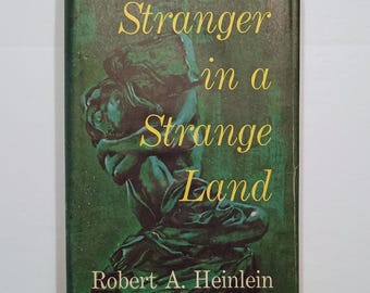 1961 Stranger in a Strange Land by ROBERT HEINLEIN, Dust Jacket, Book Club Edition