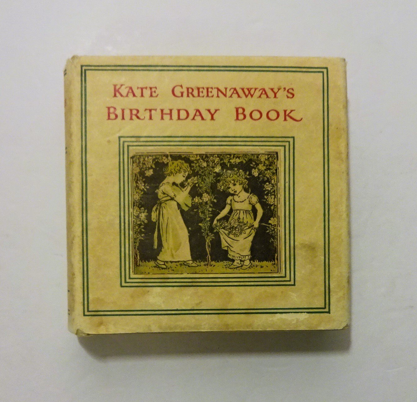 1962 KATE GREENAWAY'S Birthday Book, Color Illustrations, Poems