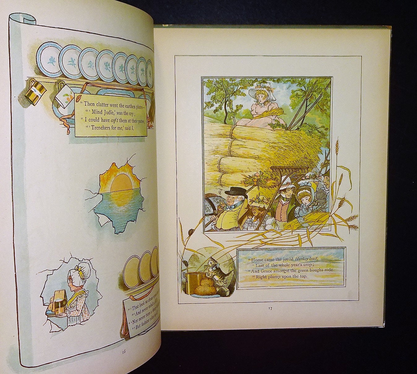 George Horkey 1882 the Horkey - A Ballad by Bloomfield, GEORGE CRUIKSHANK Color ...