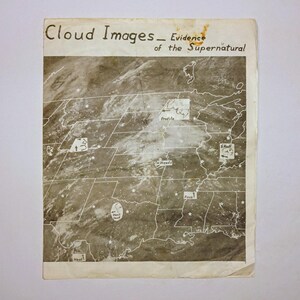 1979 CLOUD IMAGES - Evidence of the Supernatural, Faces & Animals in Clouds, Paranormal