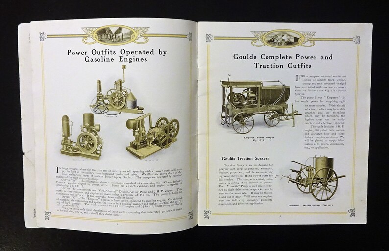 1911 the Gould's Manufacturing Co. Spray Catalog and Etsy