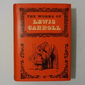 1965 Works of LEWIS CARROLL, John Tenniel Illustrations, Dust Jacket, Alice in Wonderland, Through the Looking Glass, Sylvie and Bruno etc.