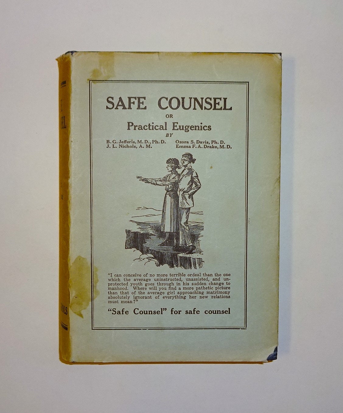 1928 Safe Counsel or Practical Eugenics SEX HYGIENE photo