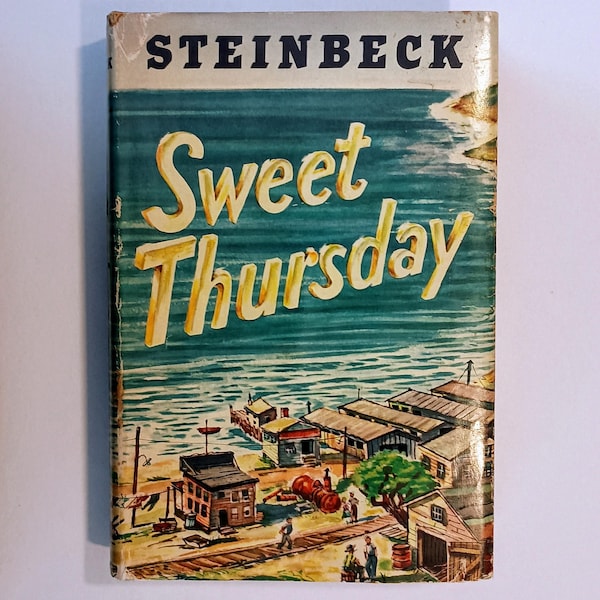 1954 Sweet Thursday by JOHN STEINBECK, 1st Edition First Printing, Dust Jacket, Cannery Row Sequel