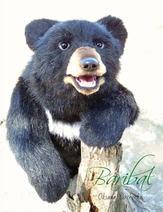 realistic bear plush