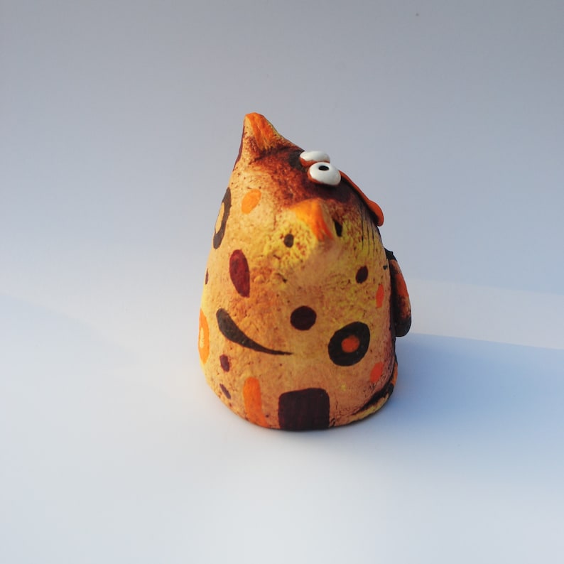 Cat figurine paper mache cat statuette cat miniature paper Etsy