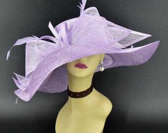 Vintage 1950s Purple Raffia Fringe Novelty Straw Summer Sun  display picture 1