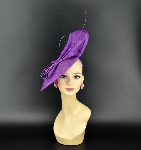 MF173( Purple )jumbo Kentucky Derby Wedding Easter Tea Party  display picture 3