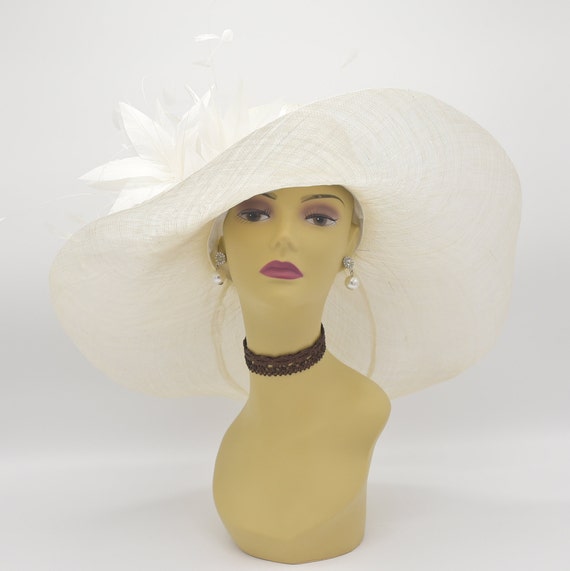 SD511 Ivorymore Colors Options Kentucky Derby Hat Church Hat