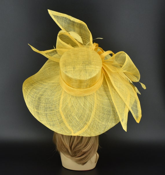 Vintage True Gold Large Brim Kentucy Derby Hat il_1080xN.3721199652_d5r1.jpg main image 3