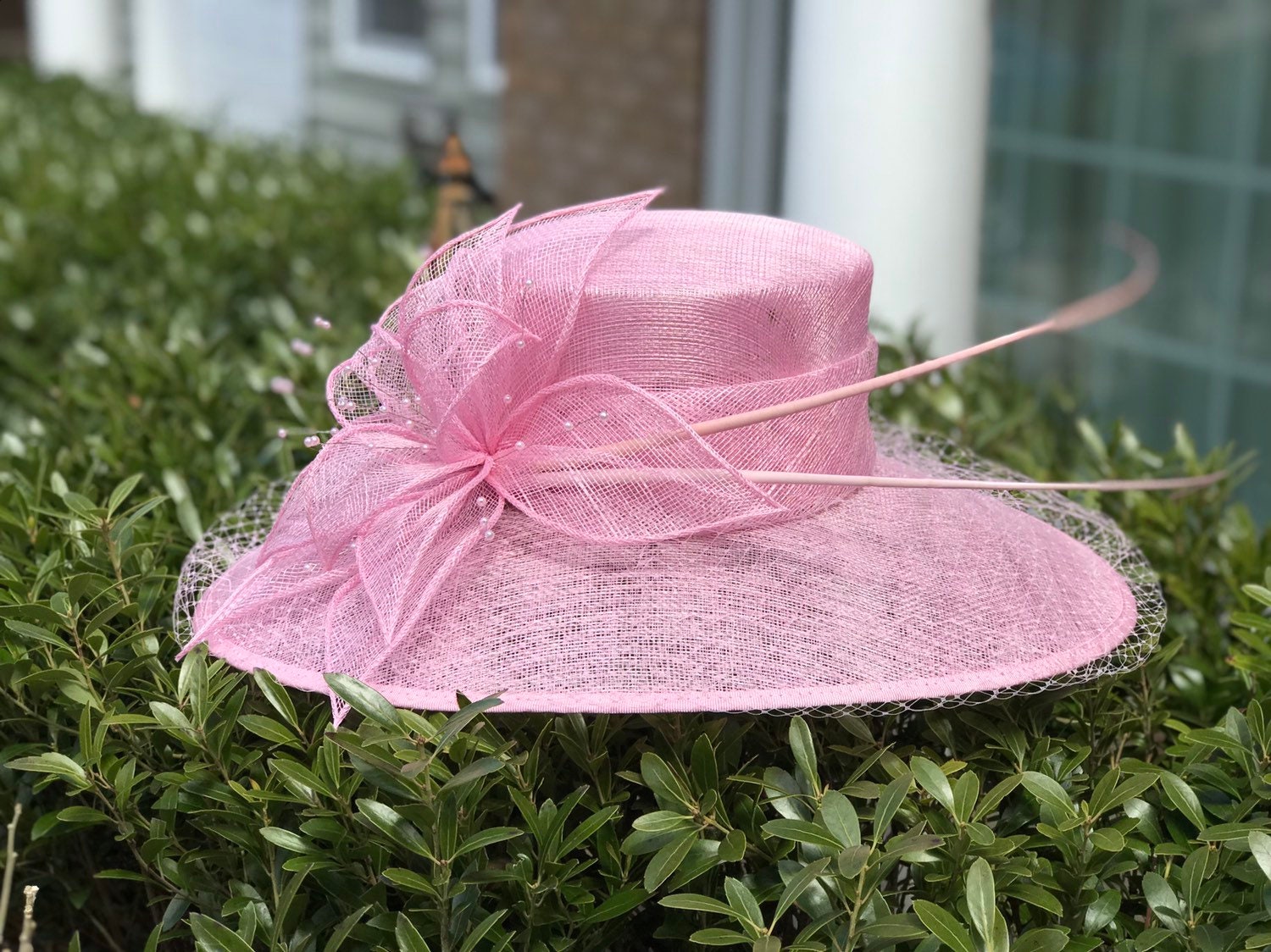 Diamond Trimmed Ladies Church Hat/Shenor Collections