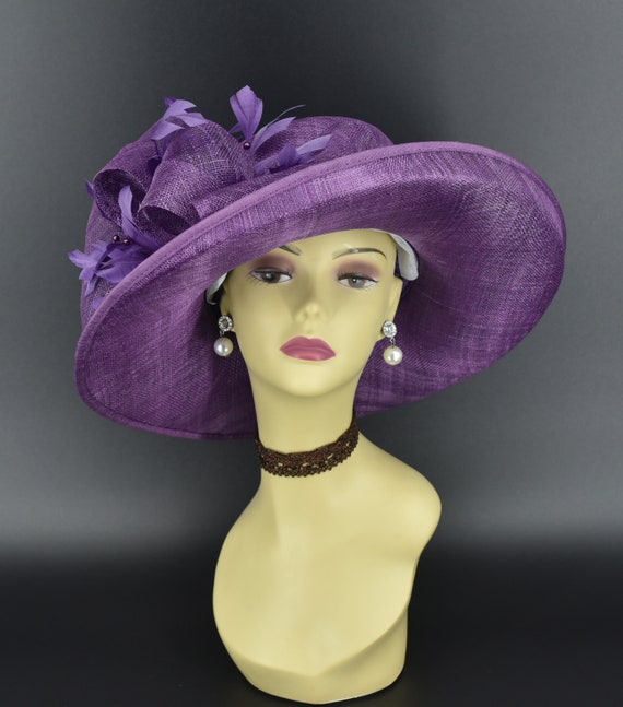Just For You collection New York-10001 USA vintage lavender fascinator hat. s-l400.jpg main image 4