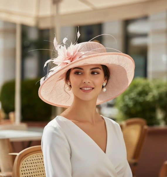 3117 Sinamay Kentucky Derby Hats Fascinators For Women, Tea Party SWEETV Flower Sinamay Tea Party Fascinators for Women  main image 4