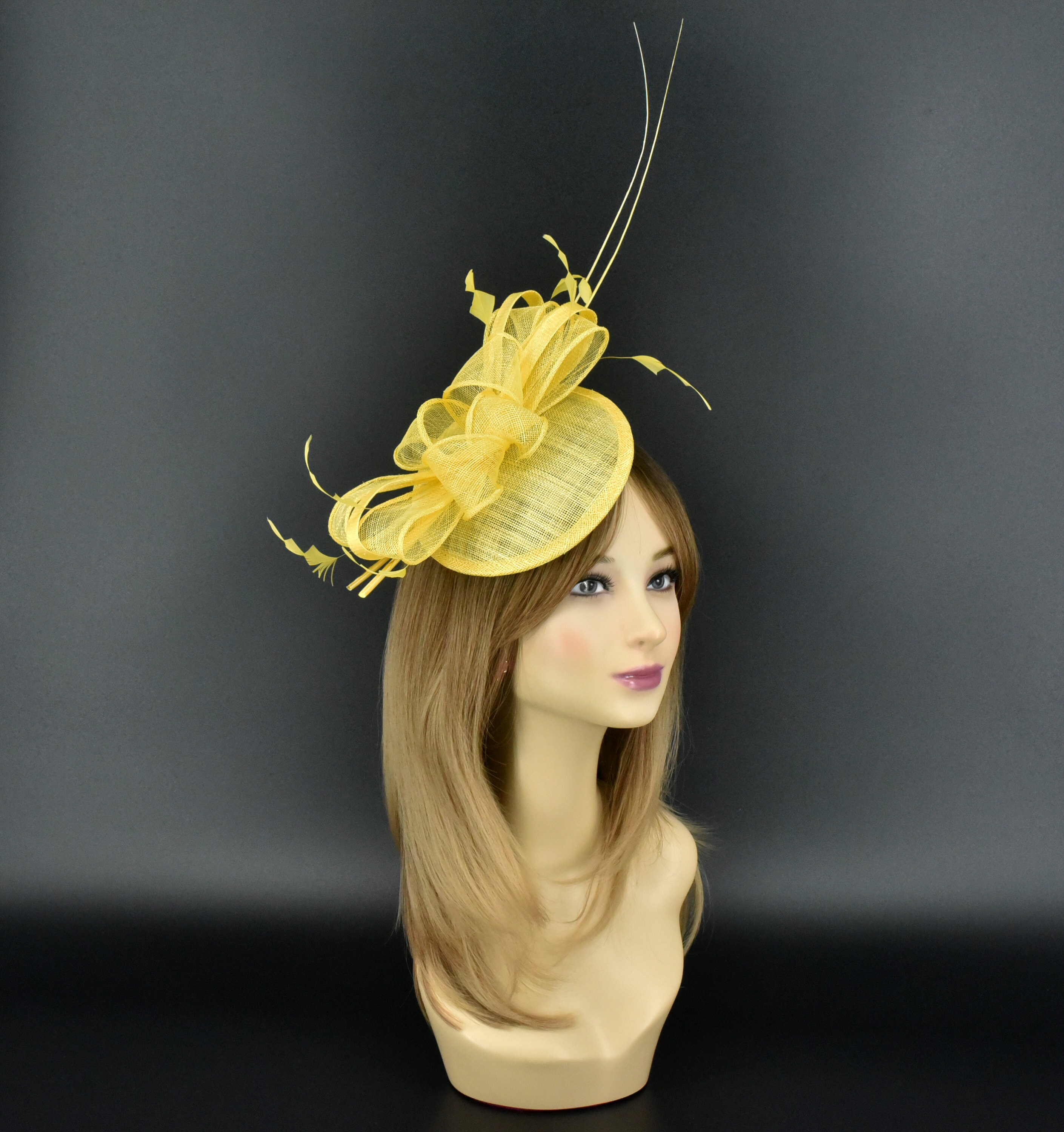 SF542 ( Yellow ) New Kentucky Derby, Church, Wedding, Tea 