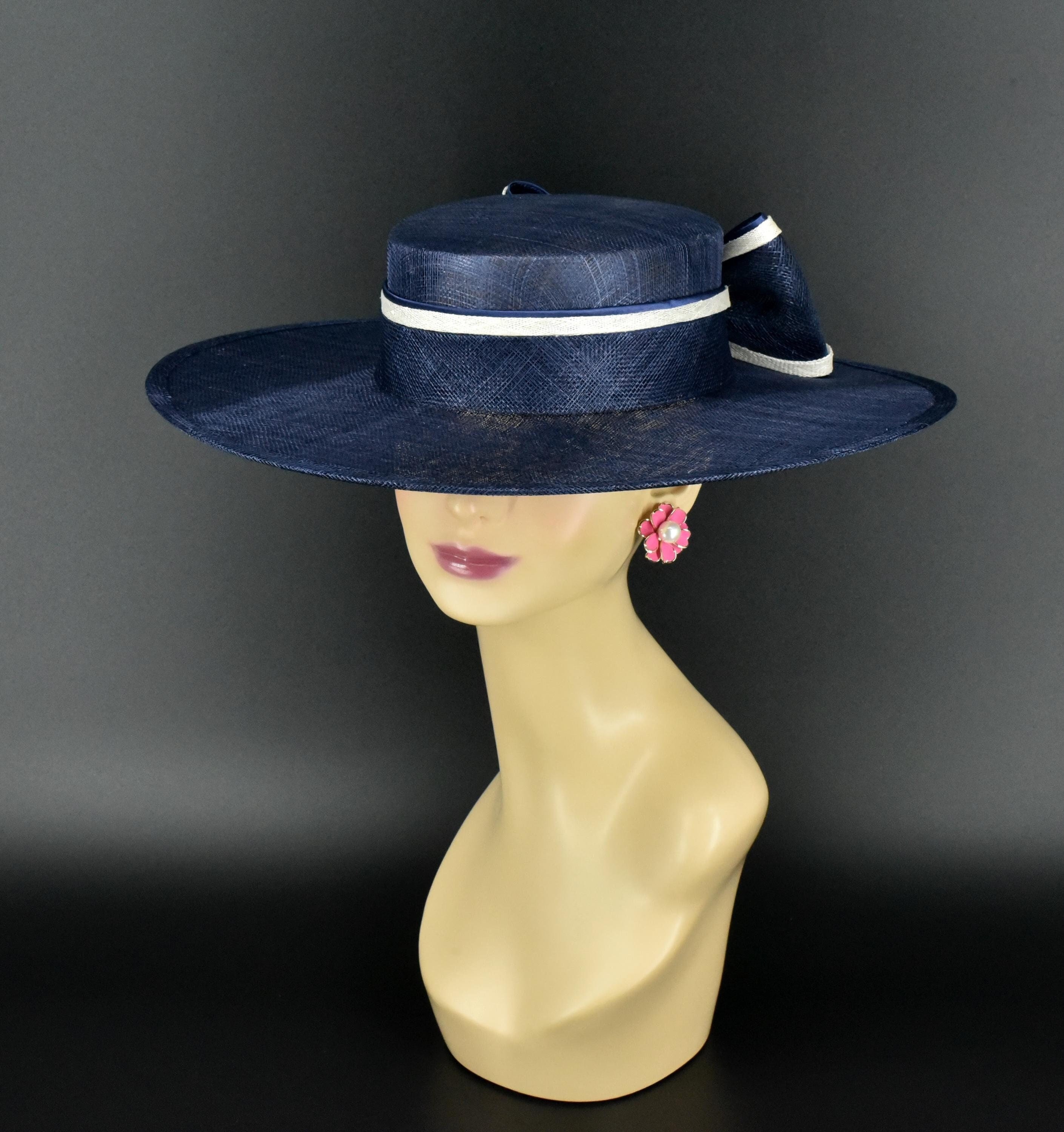 Navy Kentucky Derby Hat - Etsy display picture 1
