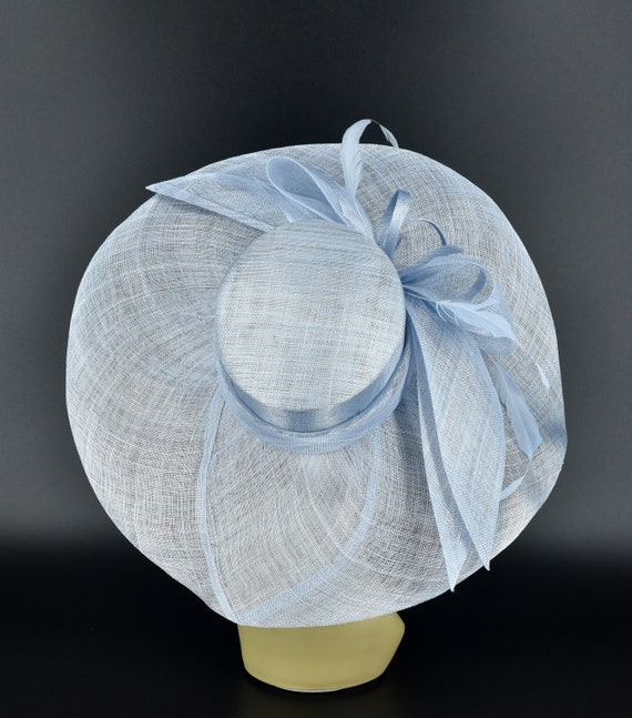 M22019 ( Powder Blue Hat ) Kentucky Derby Hat Church Hat  display picture 1