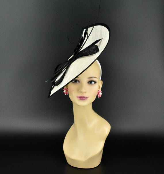 Kentucky Derby Hat Kate Middleton Rose Sinamay Royal Ascot Fascinator Disc Shape Catherine main image 4