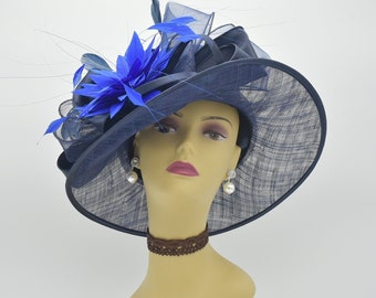 Navy Wedding Hat - Etsy