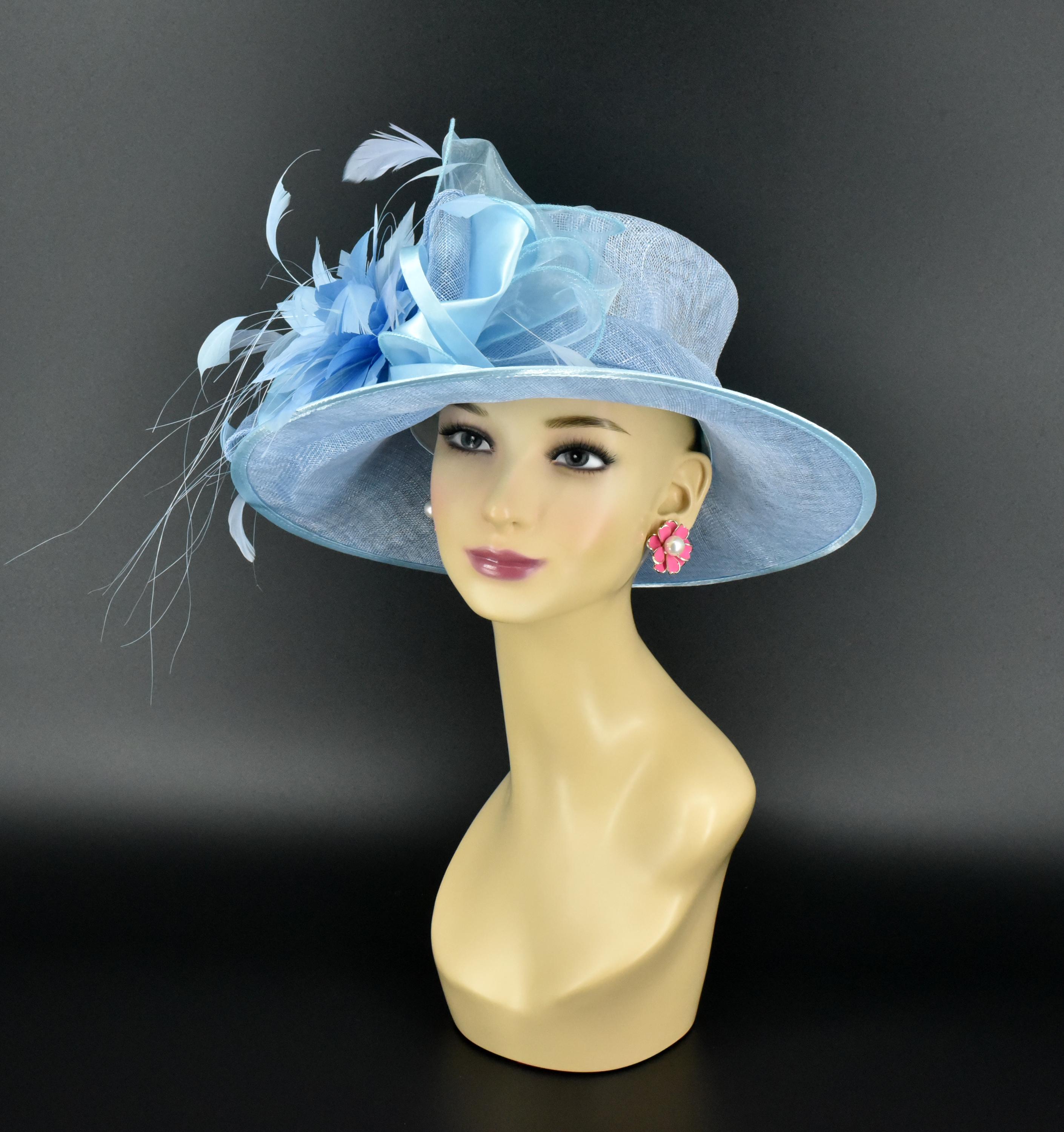 SF044( Light Blue + More Colors )kentucky Derby, Church, Wedding
