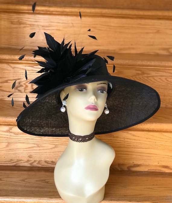 Kentucky Derby Sinamay Easter Hat M23012( Royal Blue )kentucky Derby Hat Church Hat Wedding  main image 4