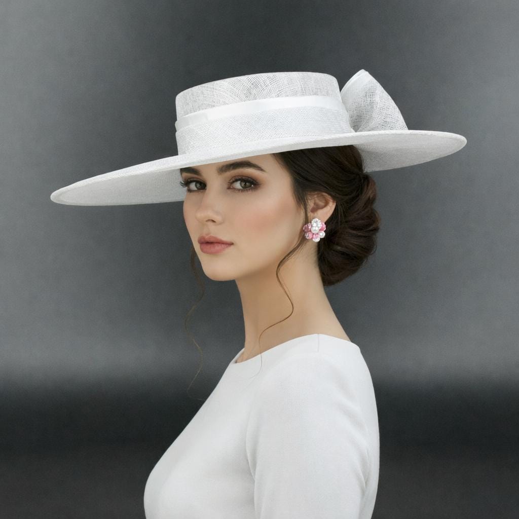 Flat Brim Derby Hat - Etsy